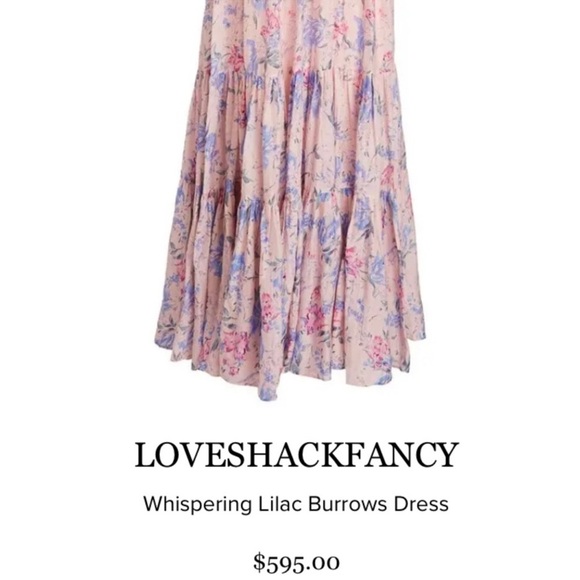 LoveShackFancy Burrow Floral Silk Blend Dress
Whispering Lilac - Picture 13 of 13